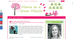 Desktop Screenshot of mamaonagreenmission.com